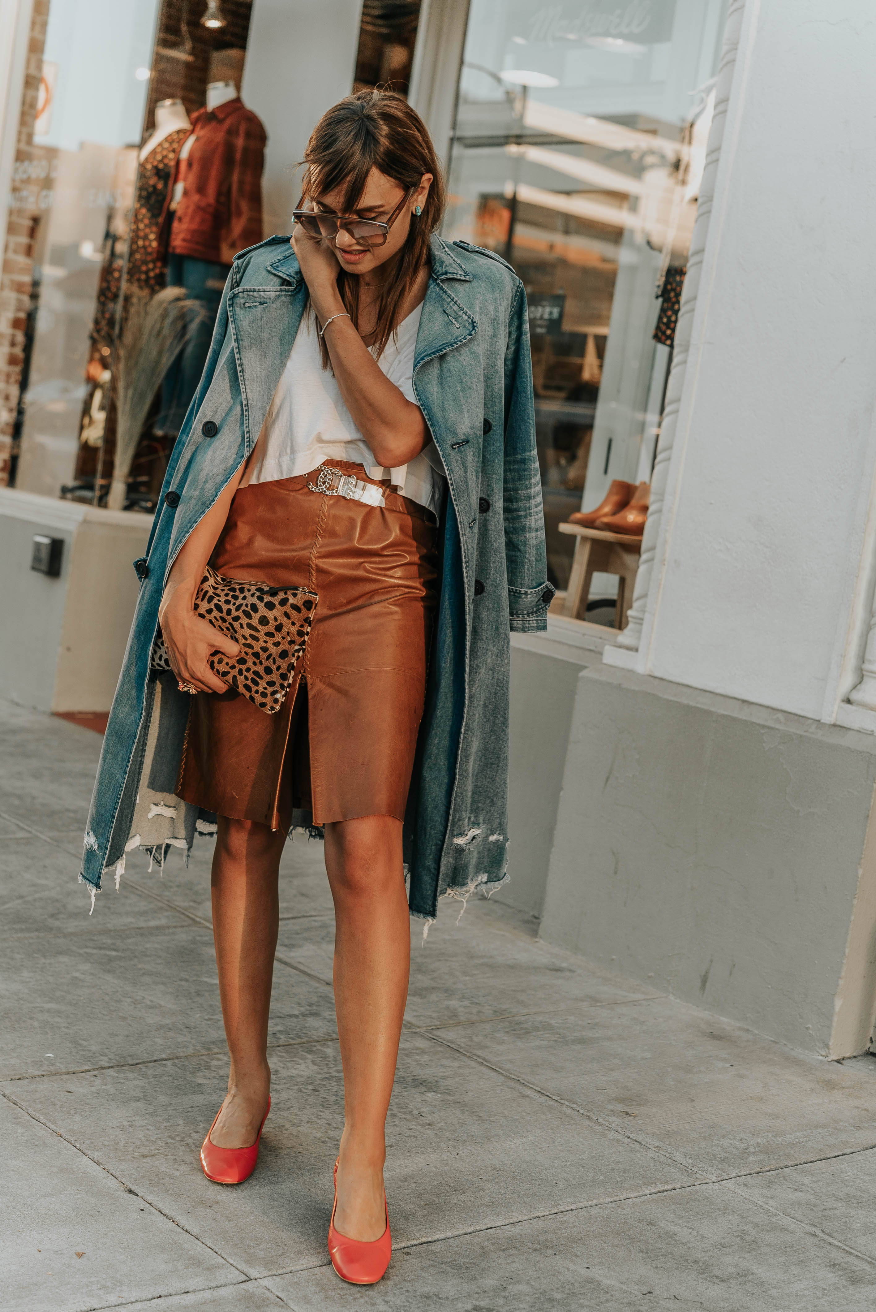 Why you need a Denim Trench x Skirt - Shalice Noel